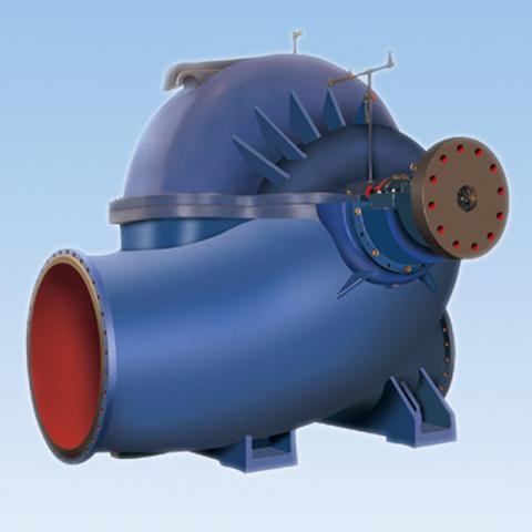 SAP型單級雙吸中開泵，單級中開泵